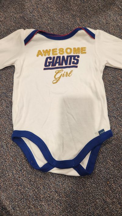 NFL Gerber Awesome Giants bodysuit 3-6 Months