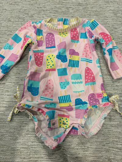Ruffle butts Size 6-12 months bathing suit 6-9 Months
