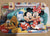 Disney 60-piece Mickey mouse image depicts Mickey Mouse, Minnie Mouse, and Pluto relaxing