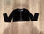 Childrens Place - size 14 Black velvet long sleeve shawl 14-16