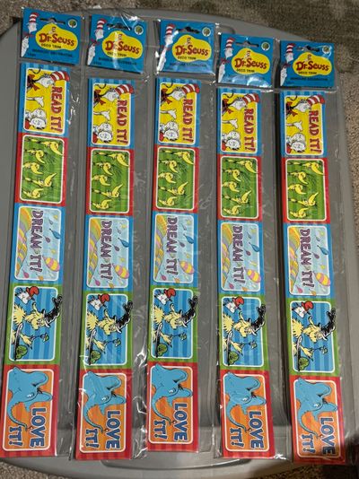 Brand New Dr Seuss Decorative Border for Classroom Brand New Dr. Seuss Decorative Border for Classroom. 50 pieces