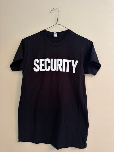 Black Security Tshirt Women's - S