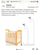 Baby Monitor Floor Stand Compatible with Babysense Video Baby Monitor V43/ HDS2/ V24R