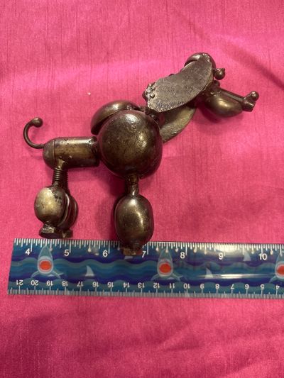 Handmade Metal poodle