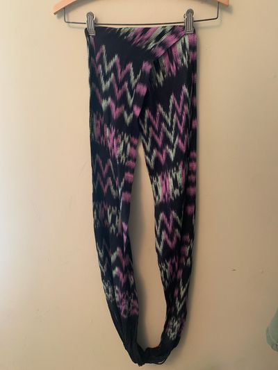 Black Purple Green Infinity Scarf