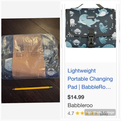 Brand new babbleroo diaper changing pad sea animal