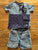 Joes 2 Piece Outfit short sleeved shirt and jean shorts 3T