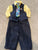 Nautica 4 piece suit set button down vest and clip on tie 12 Months