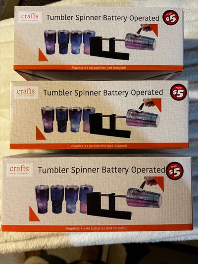 3 Brand New Tumbler Spinners 3 Brand New Tumbler Spinners