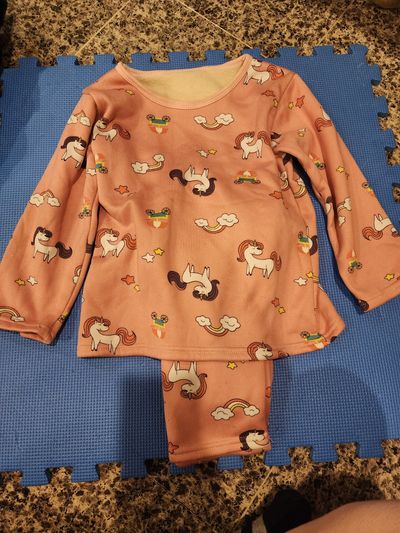 Long sleeve freece pajamas set Long sleeve freece pajamas set 6T/6