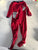 Carter's Red monsters footed pjs 18 Months