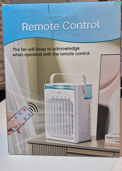New Desktop Cooling Fan & Mister & lights & Remote comes with ac adapter