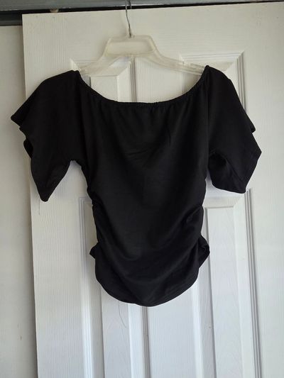 Brand New Black short sleeved shirt  Women's - M
