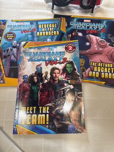 Set of 3 guardians of the galaxy Vol.2 books