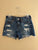 Aeropostale Size 00 Blue Jean Shorts Baggy 4 inch Women's - XS