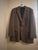 Rafael 46/48 Brown Tweed Dress Jacket Men's - XL