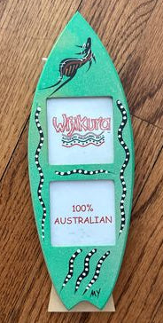 7 inch green wooden Surfboard frame