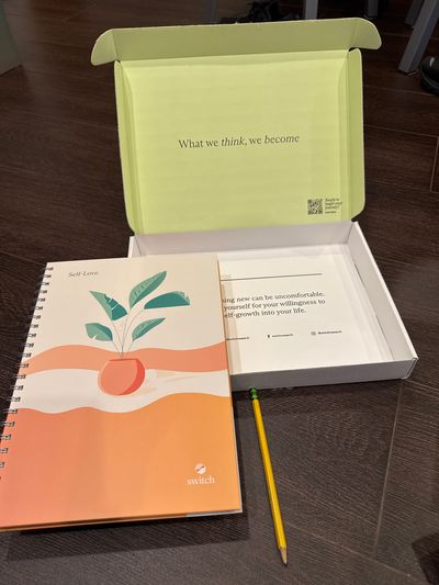 Brand, new large self love by switch journal Retail for $30