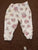 Hudson Baby white and pink floral pants 9-12 Months