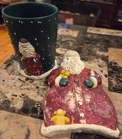Santa Toothbrush Holder and Soap dish