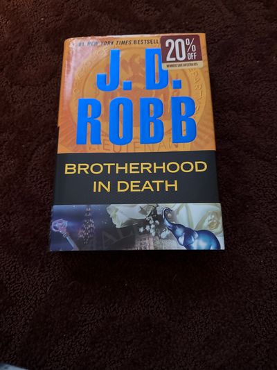 JD Robb Brotherhood of death hardcover