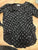 Old navy Tunic floral black shirt long sleeve Women's - XL