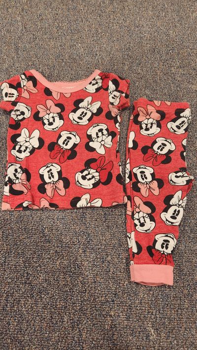 Disney Short sleeve long pants pajamas 9 Months