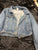 Zunie girl Denim jacket cotton and polyester 7-8