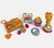 Fun Variety Colorful Toy Set Excellent Condition
