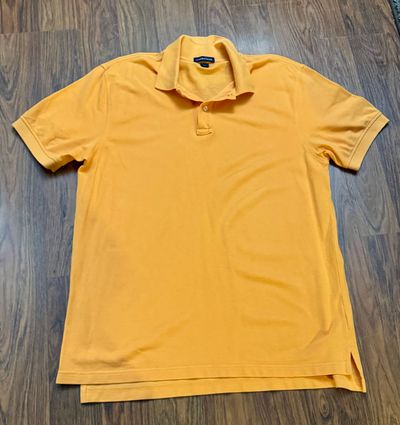 Lands end Orange polo Men's - L