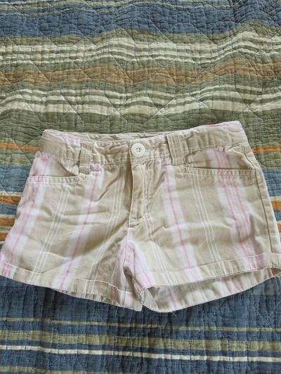 Cherokee Brown Striped Shorts 6T/6