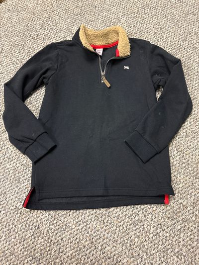 Carters Black fleece Sherpa collar long sleeve 10-12