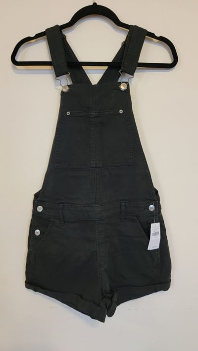 American Eagle NWT Black Denin short overall Model 1 Women's - S