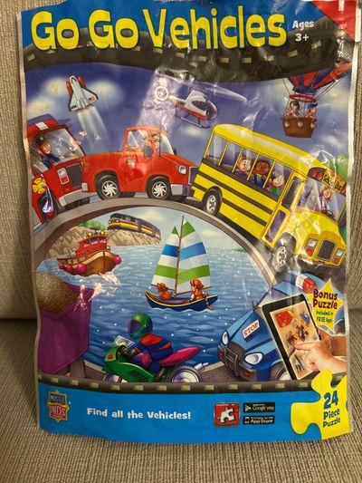Masterpieces Go, go vehicle 24 piece puzzle