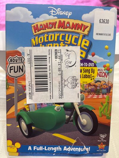 NEW- Disney Handy Manny- motorcycle adventure Unopened packaging