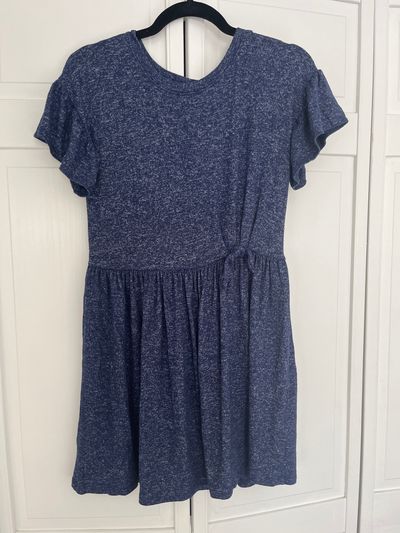 Cat & Jack Heather blue dress, soft comfy 14-16