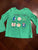 Cat & Jack Girls green long sleeve shirt 4T