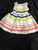Carters White multicolored striped dress 2T