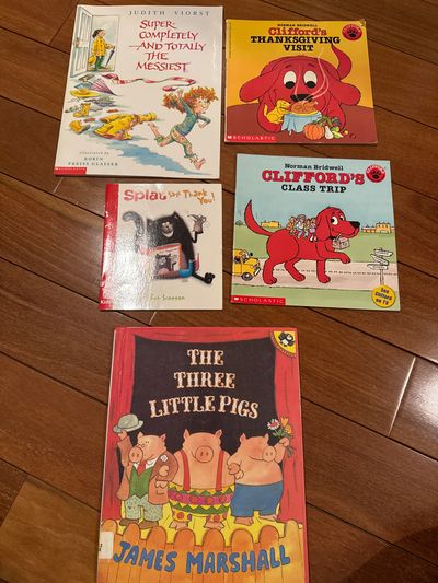 4 assorted books