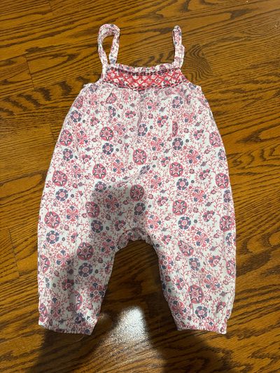 Purebaby Sleeveless pants romper 3-6 Months