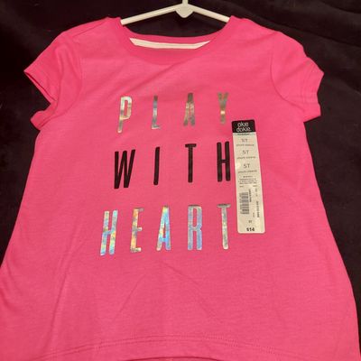 Okie dokie bread new! Pink play with heart short brand new retailed 14! 5T