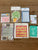 Celebrate It/ArtMinds/Recollections from Michaels Lot of stencils, crafts, place cards, cello bags, address labels