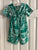 SHEIN Green and white tropical leaf jumpsuit, so so cute 6-9 Months