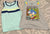 Jumping Beans Set of 2 tank tops, striped and Sonic, size 6 6T/6