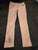 Lands' End Pink denim wash and a stretch fit weisr 12 inch inseam 24 inch 7-8