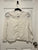 White blouse with sheer sleeves white blouse with embelishments and sheer sleeves 10-12