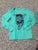Carters Game over trex vr green long sleeve shirt 7-8