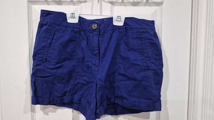 forever 21 blue cotton shorts Women's 12