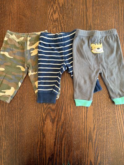 Pants 3 pack  0-3 Months