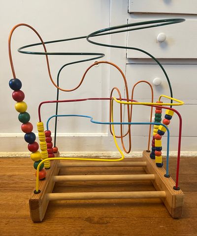 Wooden bead maze toy SFPF home